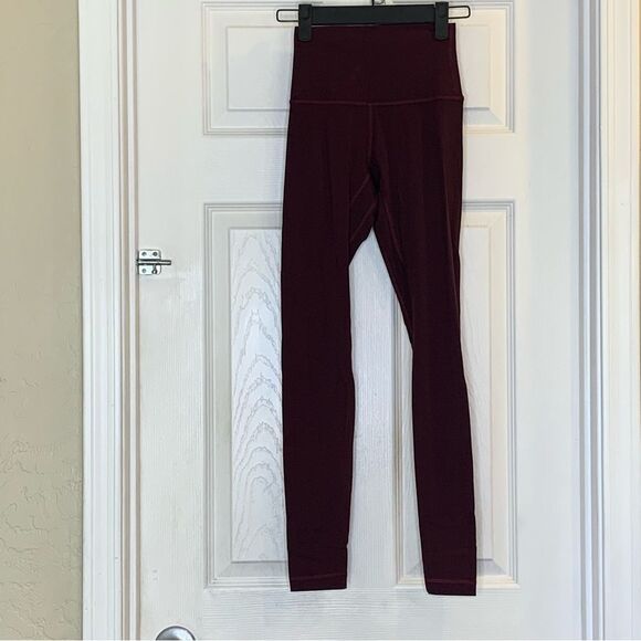 Lululemon Align High-Rise Pant 28" Garnet Size 0 - Picture 8 of 9